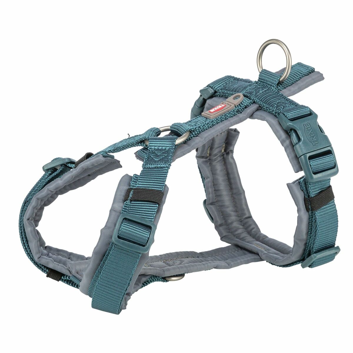 Dog Harness Trixie Premium Trekking Blue Graphite XL-0