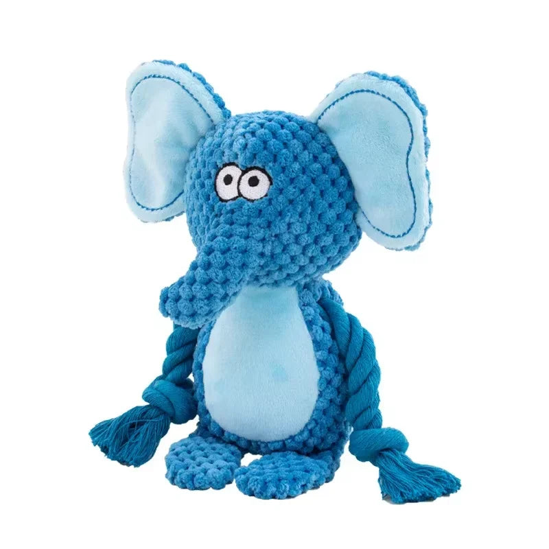 Indestructible Plush Dog Chew Toy Rattle-4