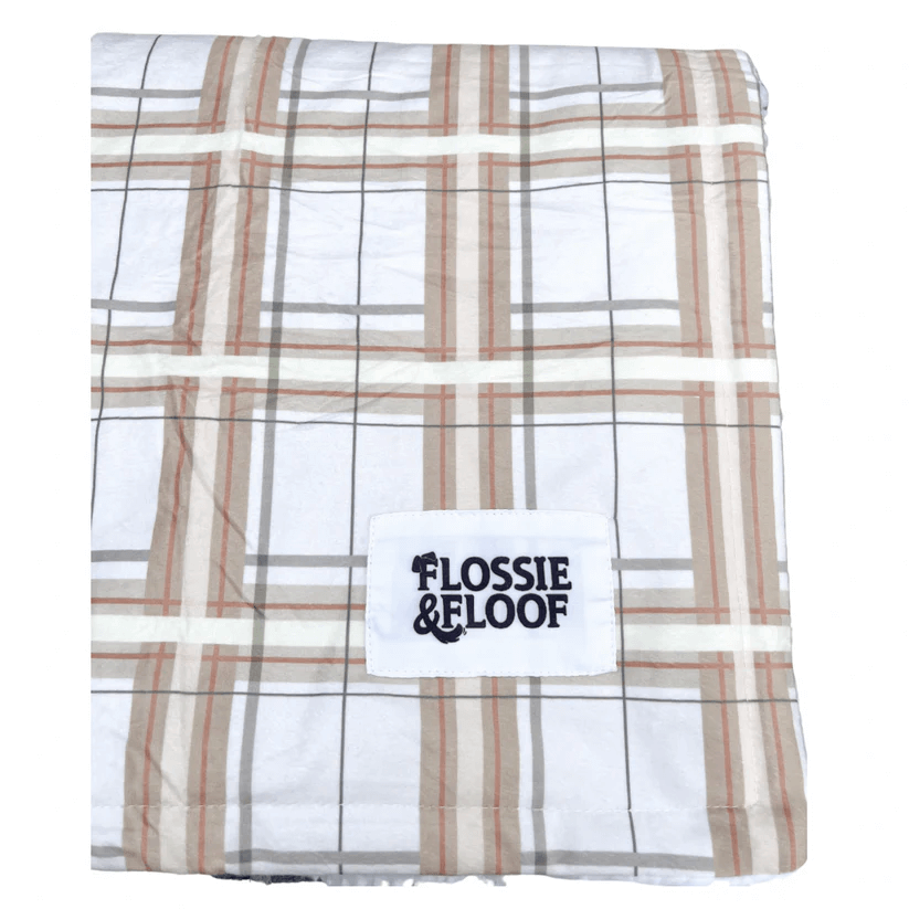 Oxford "Sand" Dog Blanket – by Flossie & Floof-0