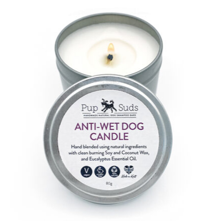 "Anti-Wet Dog Candle" - Remove Wet Dog Smells - by Pup Suds-1