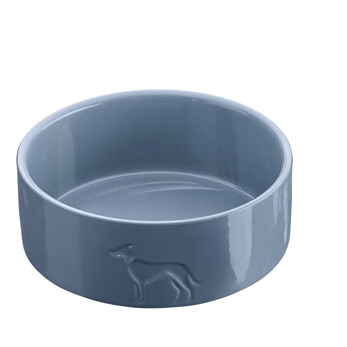 Dog Feeder Hunter OSBY GLAZED Blue Ceramic 2,5 L-0