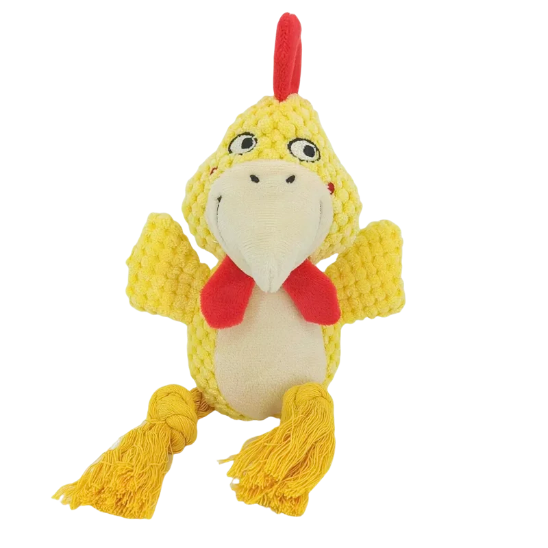 Indestructible Plush Dog Chew Toy Rattle-3