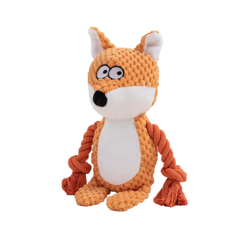 Indestructible Plush Dog Chew Toy Rattle-5