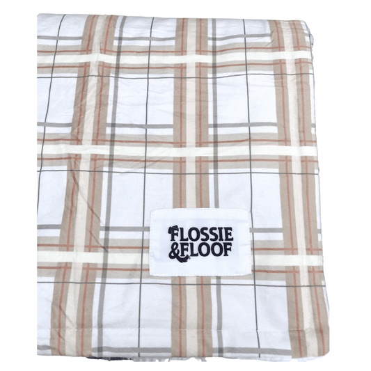 Oxford "Sand" Dog Blanket – by Flossie & Floof-0