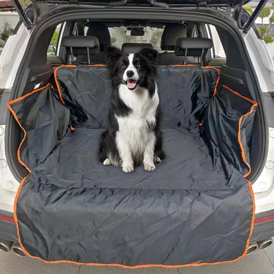 SUV Cargo Liner Waterproof Trunk Seat Cover for Back Cargo Area Black-1