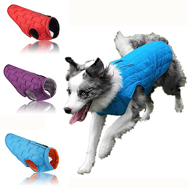Pet Dog Vest Winter Autumn Jacket Water Resistant Lightweight Doggy Warm Puppy Down Coat Sweater for Small Medium Large Dogs-2