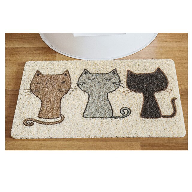 Waterproof PVC Pet Dog Cat Litter Mat Breathable Pet Sleeping Pads for Dog Cat Cute Pattern Kitten Feeding Drinking Mat Supplies-8