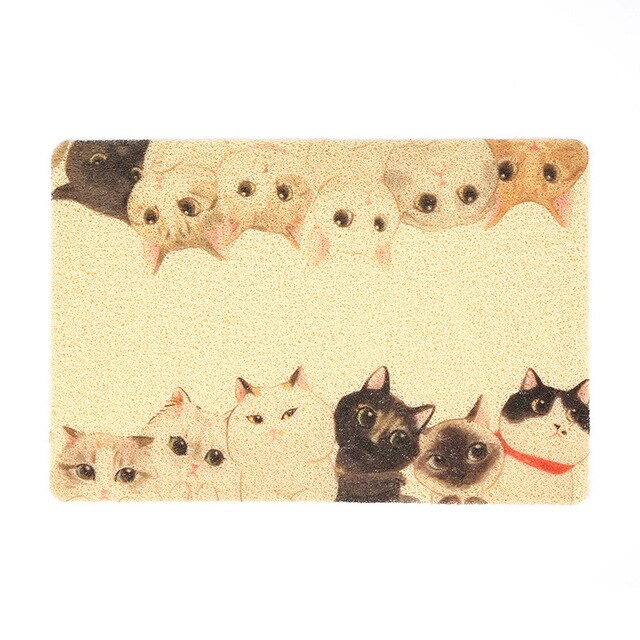 Waterproof PVC Pet Dog Cat Litter Mat Breathable Pet Sleeping Pads for Dog Cat Cute Pattern Kitten Feeding Drinking Mat Supplies-7
