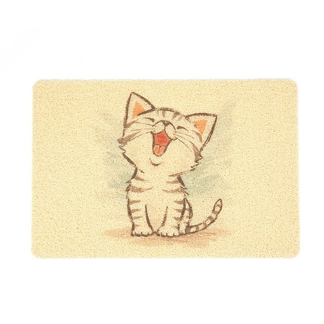 Waterproof PVC Pet Dog Cat Litter Mat Breathable Pet Sleeping Pads for Dog Cat Cute Pattern Kitten Feeding Drinking Mat Supplies-10